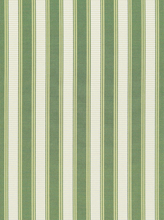 Special Order Scalamandre Shirred Stripe Bonsai Green White Silk MSRP USD 363/y