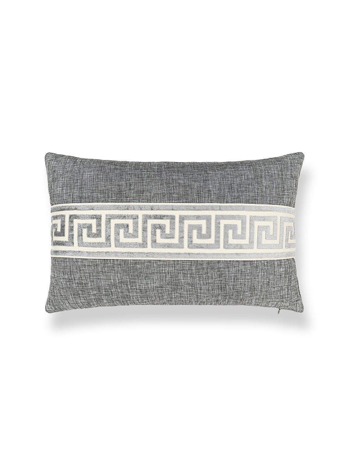 Scalamandre Greek Key 14 X 22 - Stone Decorative Pillow