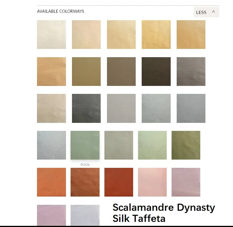 Scalamandre Dynasty Taffeta Coral 100% Silk Heavy MSRP USD 322/y