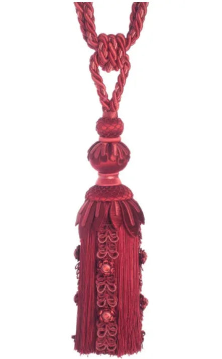 Samuel & Sons Palais Silk Tieback With Jasmines Silk Cotton Wood MSRP USD 1200 Each