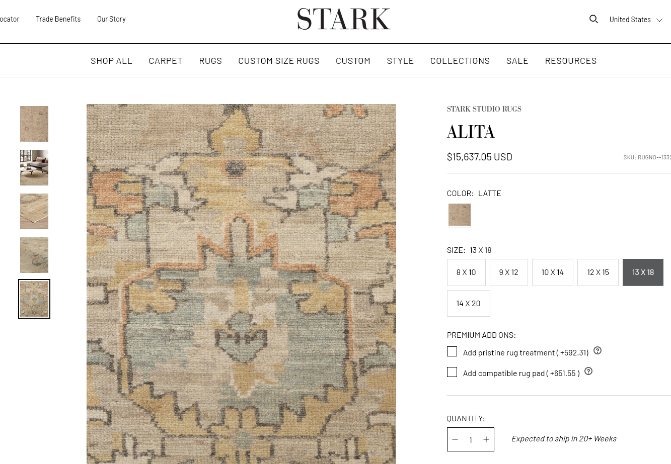 Stark Hand Made Needlepoint Beige Lotus Peony Winter Plum Lily Rug 16'10x11'10" MSRP USD 18,000+