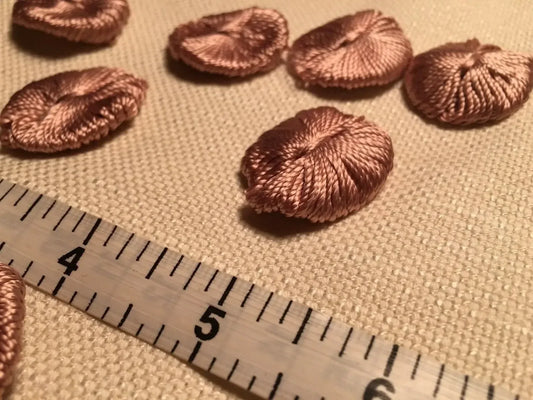 Scalamandre 100% Silk Lafayette Tuft 12 Pieces! T3183-012 Mocha