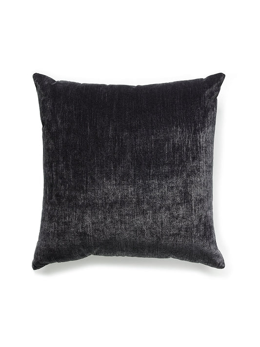 Scalamandre Supreme Velvet 22 X 22 - Pewter Decorative Pillow
