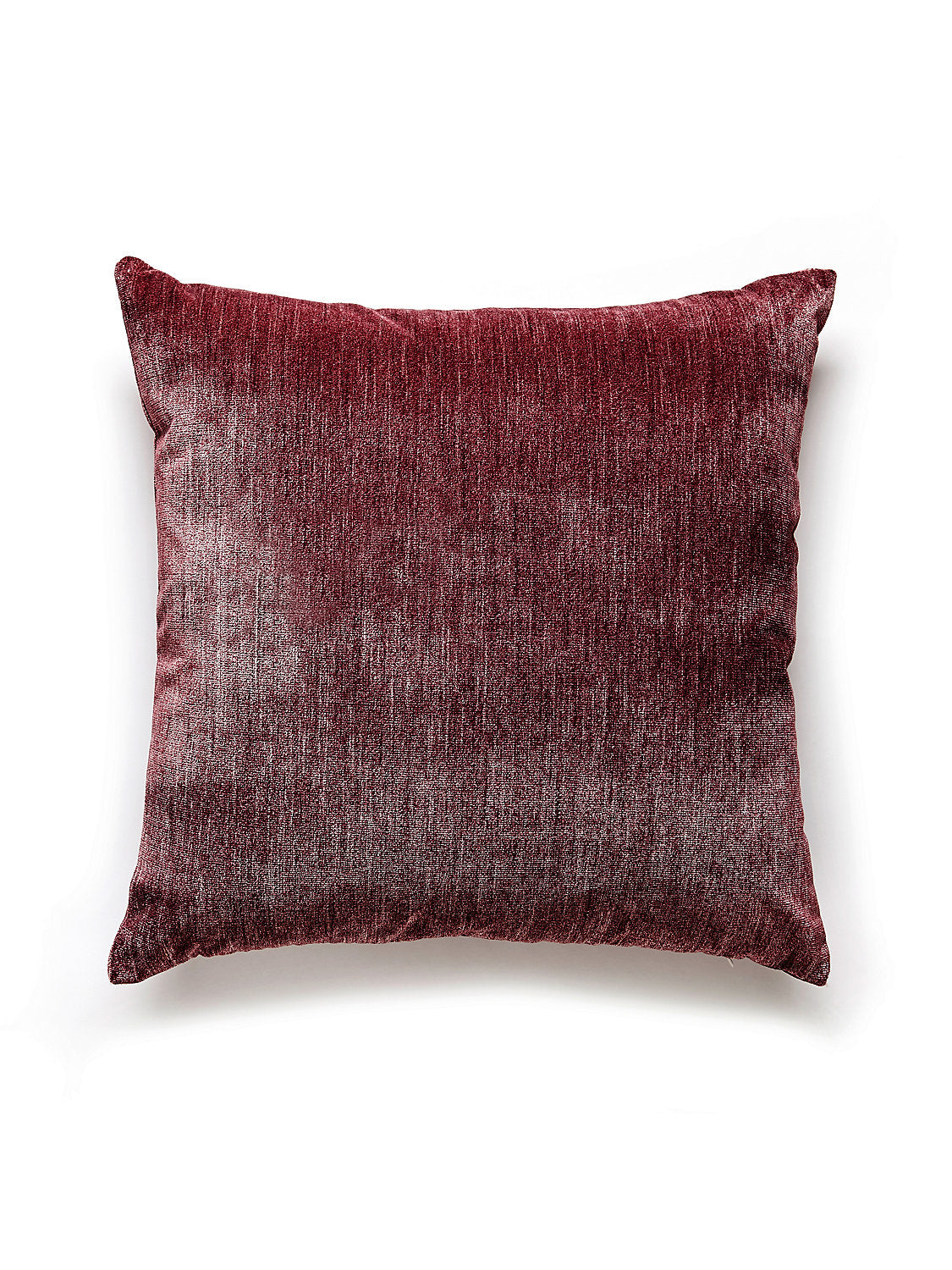 Scalamandre Supreme Velvet 22 X 22 - Dahlia Mauve Decorative Pillow