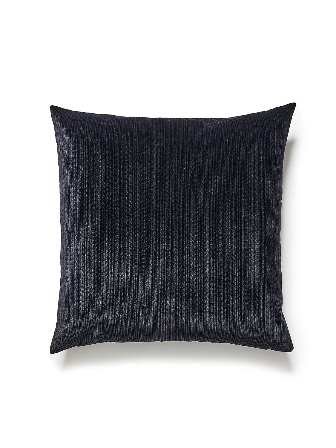 Scalamandre Strie Velvet 22 X 22 - Noir Decorative Pillow