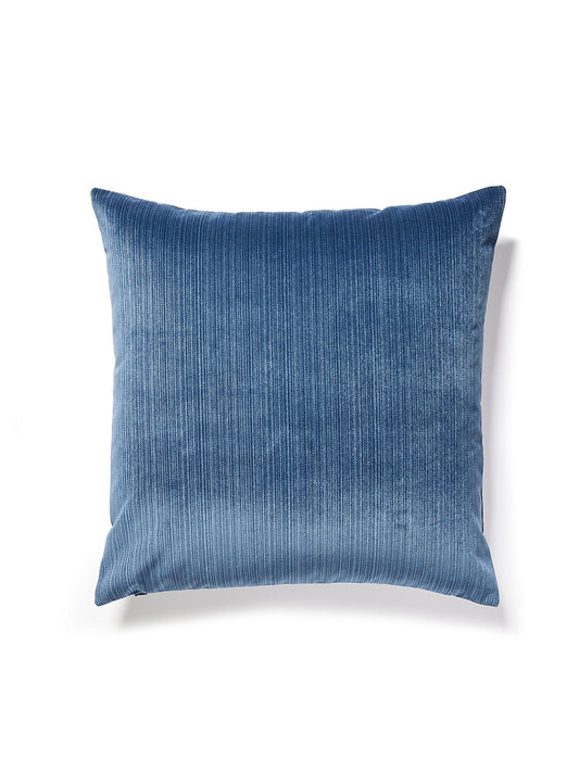 Scalamandre Strie Velvet 22 X 22 - Midnight Decorative Pillow