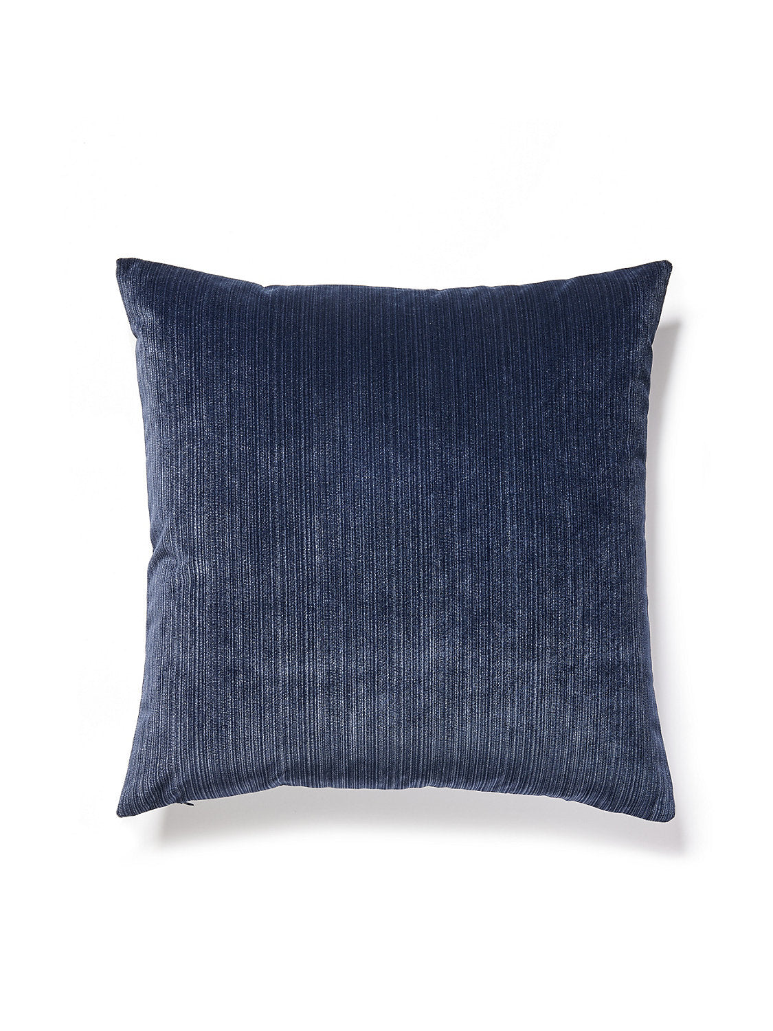 Scalamandre Strie Velvet 22 X 22 - Ink Decorative Pillow