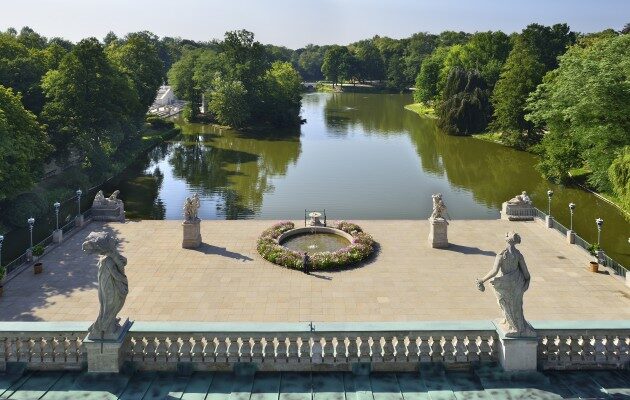 Scalamandre Chopin Stripe Reseda Green Bay Grey Green Silk Cotton MSRP USD 240/Yard