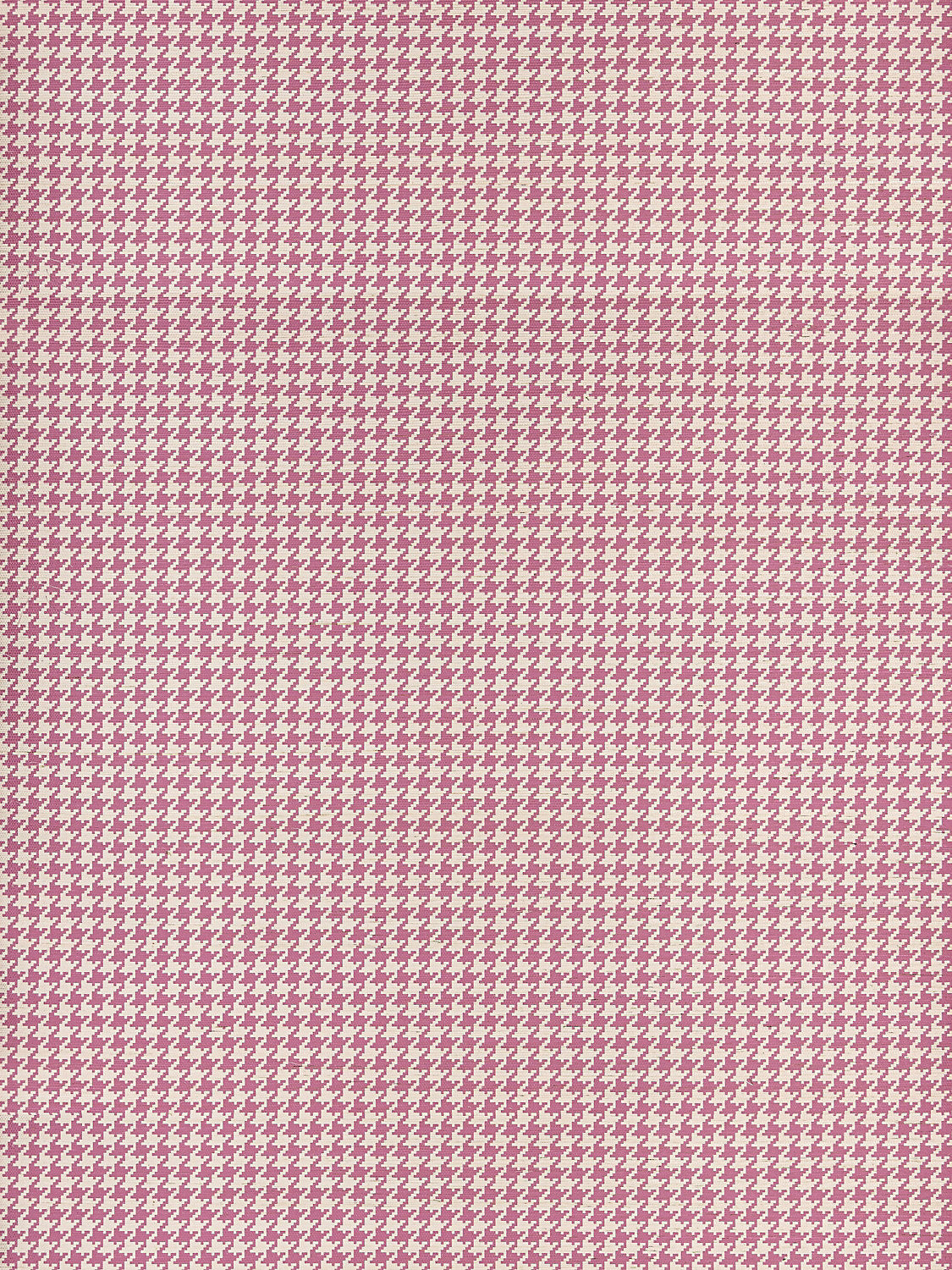 Hinson Houndstooth Sisal Raspberry Wallcovering