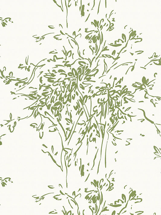 Hinson Kurt Olive Wallcovering