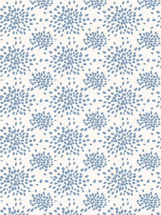 Hinson Fireworks Delphinium Wallcovering