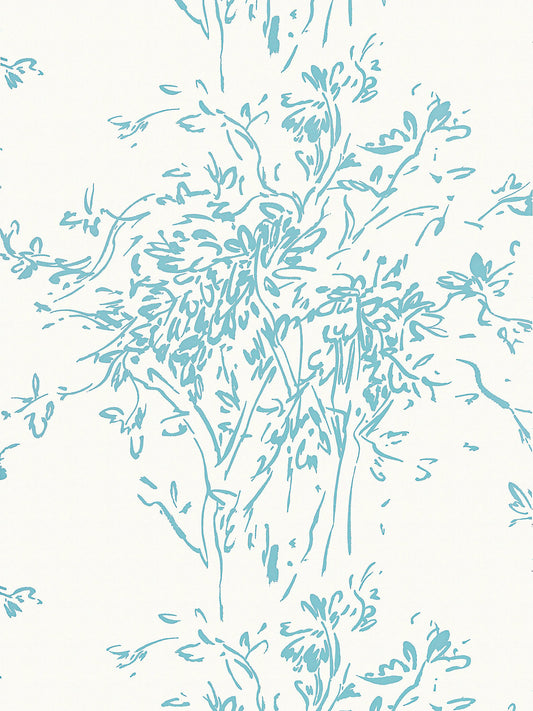 Hinson Kurt Turquoise Wallcovering