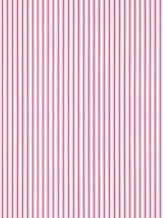 Hinson Johnson Stripe Raspberry Wallcovering