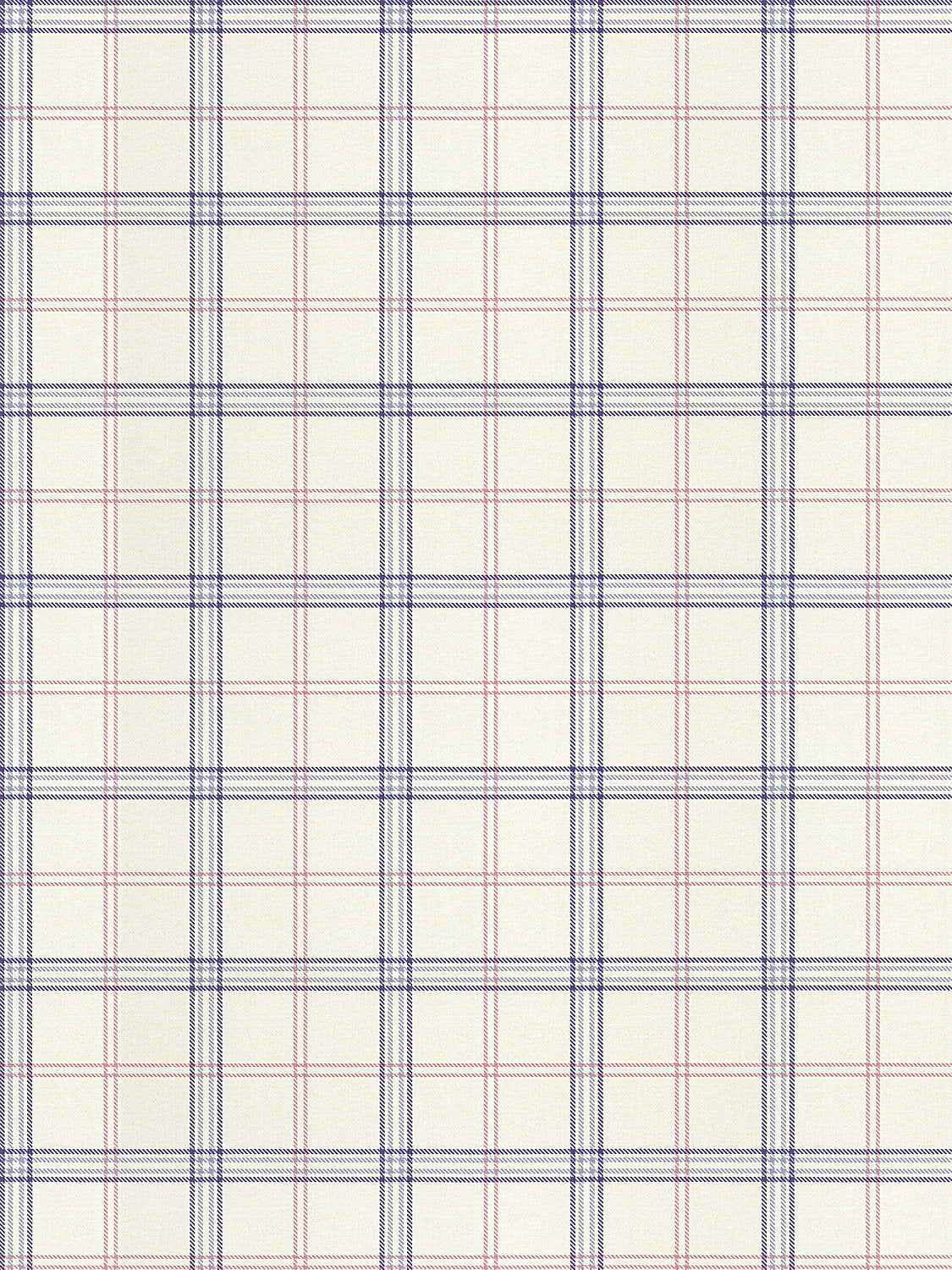 Hinson Ezra Plaid Pansy Wallcovering