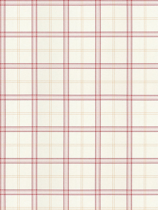 Hinson Ezra Plaid Strawberry Wallcovering