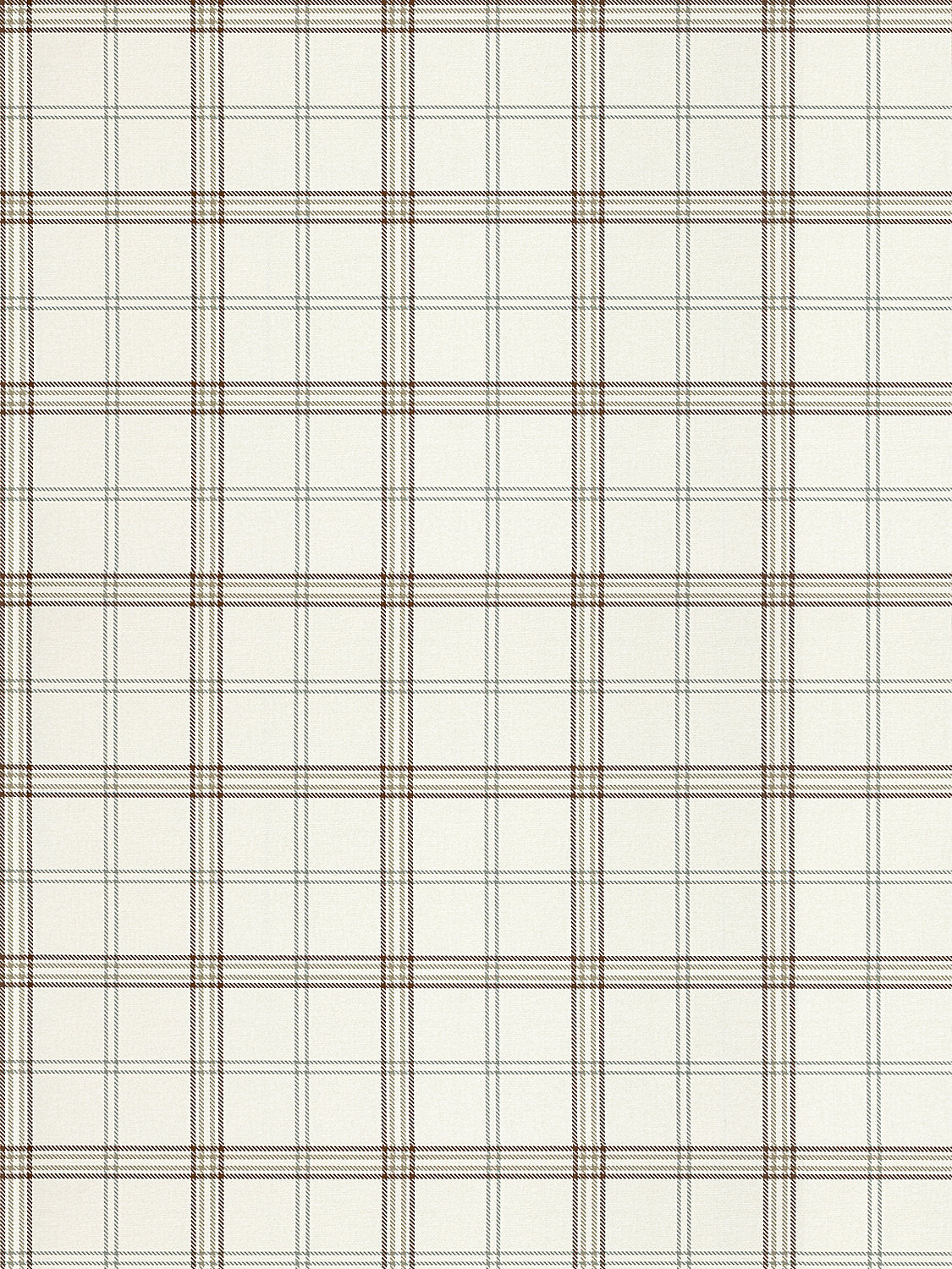 Hinson Ezra Plaid Mocha Wallcovering