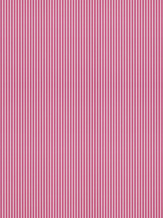 Hinson Wilson Stripe Raspberry Wallcovering