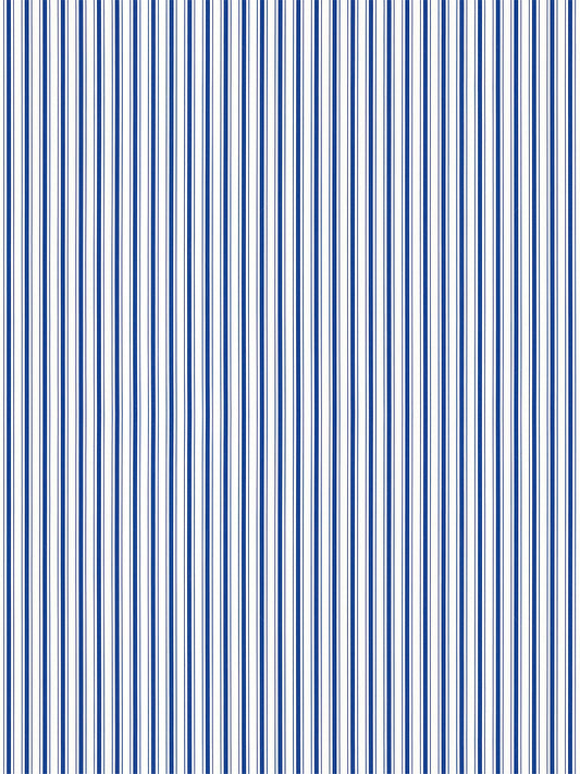 Hinson Johnson Stripe Cobalt Wallcovering
