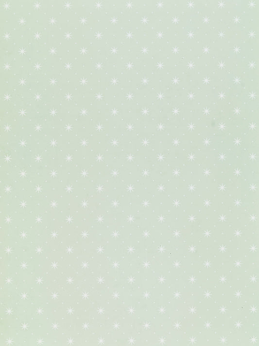 Hinson Trixie White on Pale Green Wallcovering