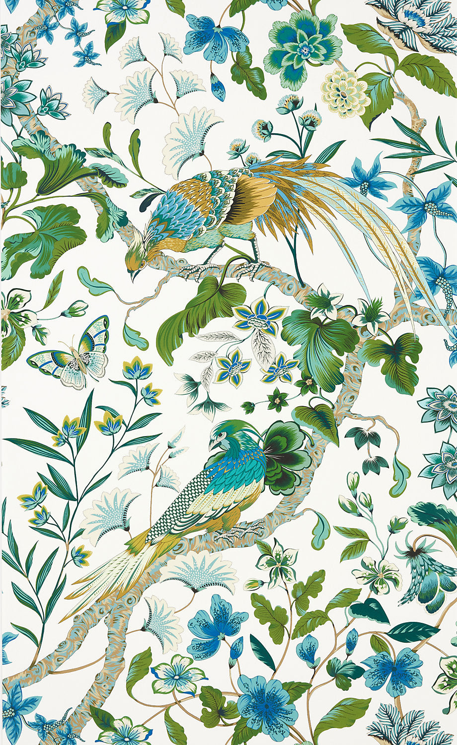 Old World Weavers Botany Bay Forest Wallcovering