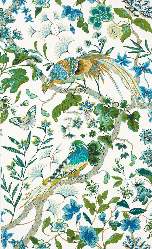 Old World Weavers Botany Bay Forest Wallcovering