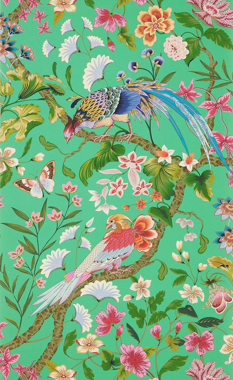 Old World Weavers Botany Bay Jade Wallcovering