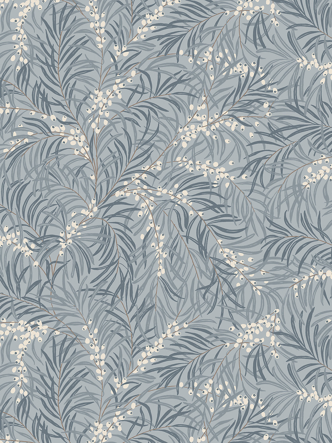 Sandberg Idun Misty Blue Wallcovering