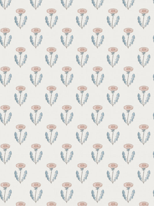 Sandberg Maskrosen Pink Wallcovering