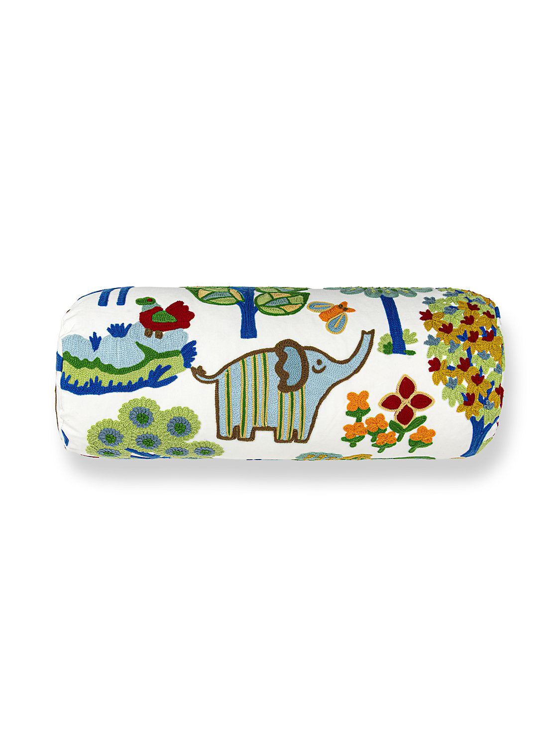 Scalamandre Nursery Crewel 21 X 7 - Primaries Decorative Pillow