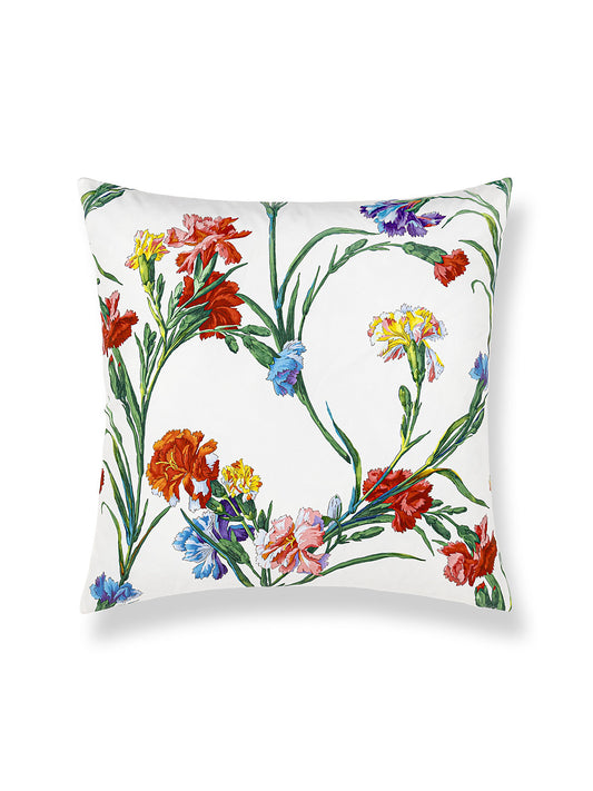 Scalamandre Dianthus 22 X 22 - Summer Bouquet Decorative Pillow