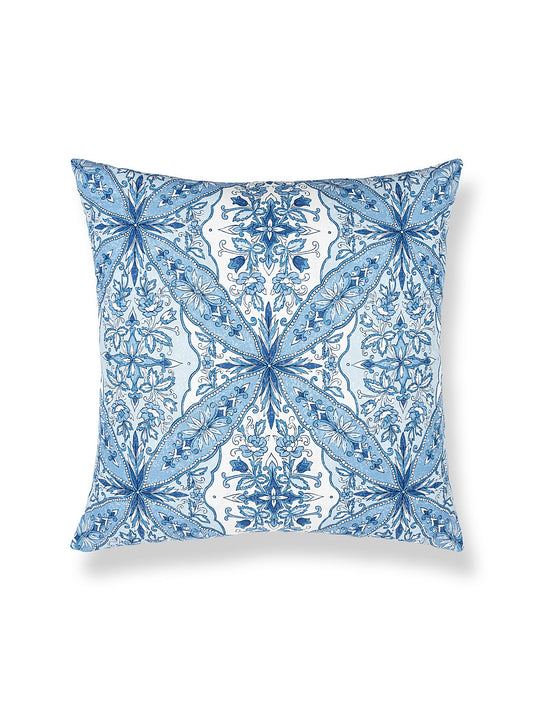 Scalamandre Provence 22 X 22 - Chambray Decorative Pillow