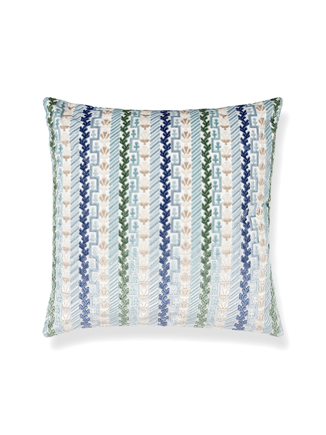 Scalamandre Villelaure 22 X 22 - Blue Bird Decorative Pillow