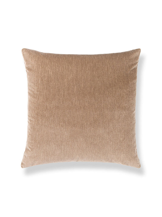 Scalamandre Tudor Velvet 22 X 22 - Fawn Decorative Pillow