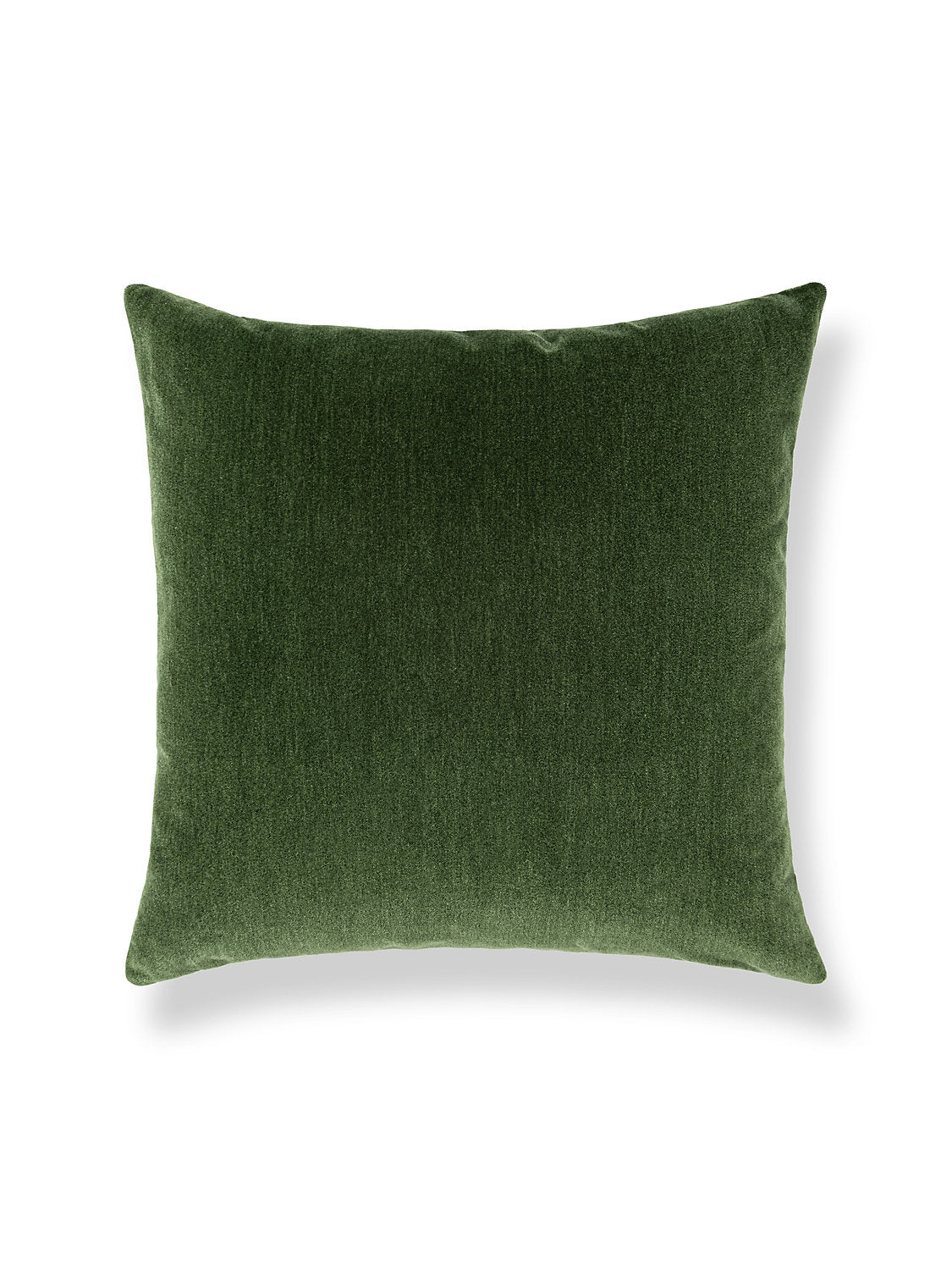 Scalamandre Tudor Velvet 22 X 22 - Bottle Green Decorative Pillow