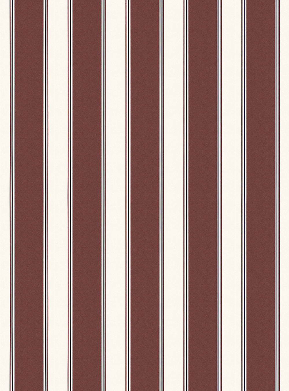 Scalamandre Accordion Stripe Raisin Wallcovering