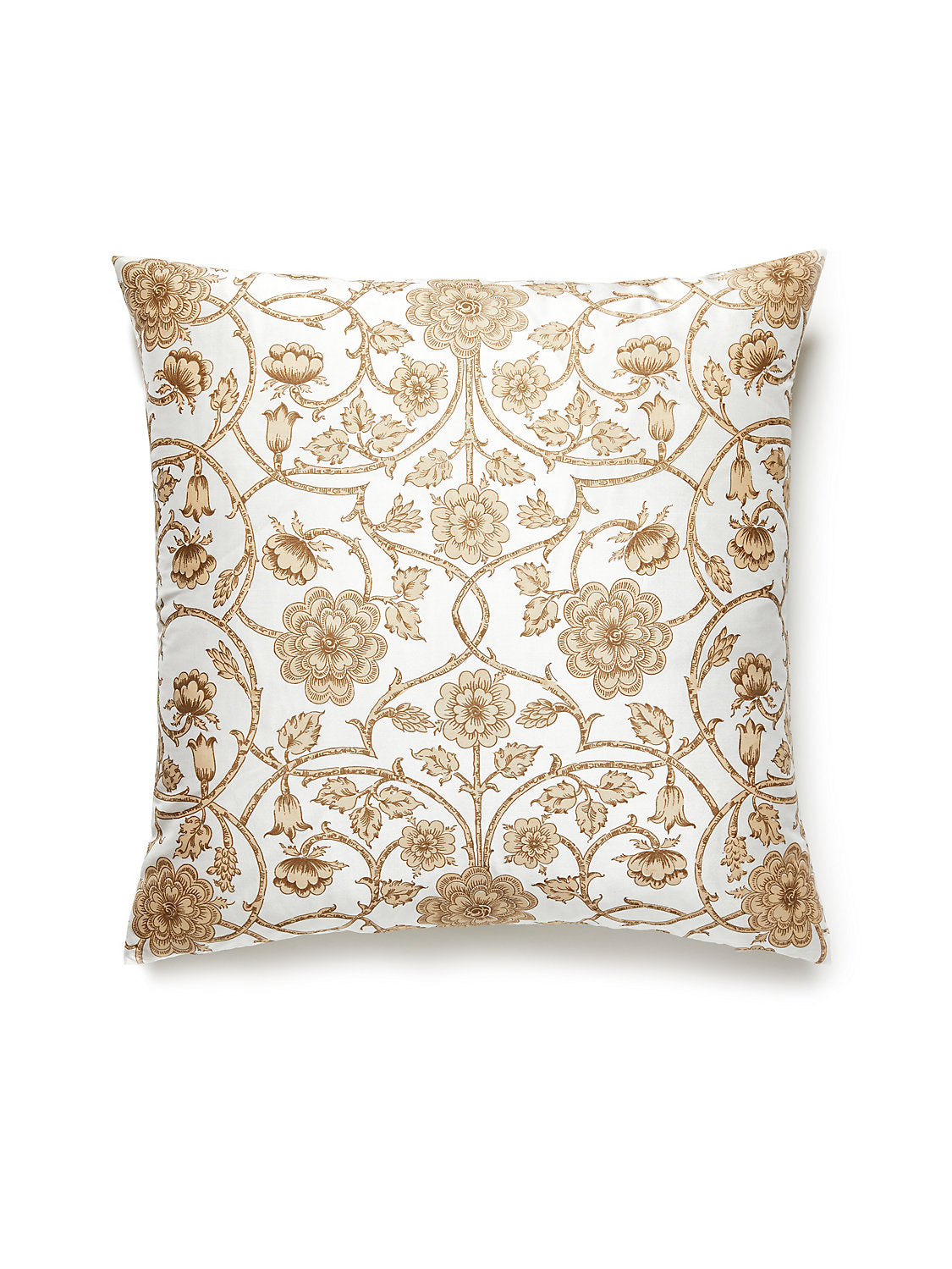 Old World Weavers Ornamental Gate 22 X 22 - Travertine Decorative Pillow