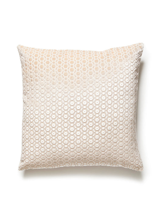 Scalamandre Manetta 22 X 22 - Shell Pink Decorative Pillow