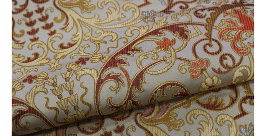Tassinari and Chatel Scalamandre Cernuschi Ivoire Silk Brocade MSRP USD 2128/Y