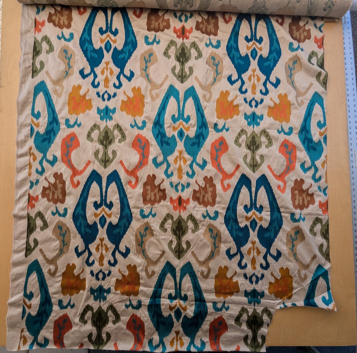 By yard Scalamandre Embroidery Mandalay Ikat Spice Market MSRP USD 414/Y