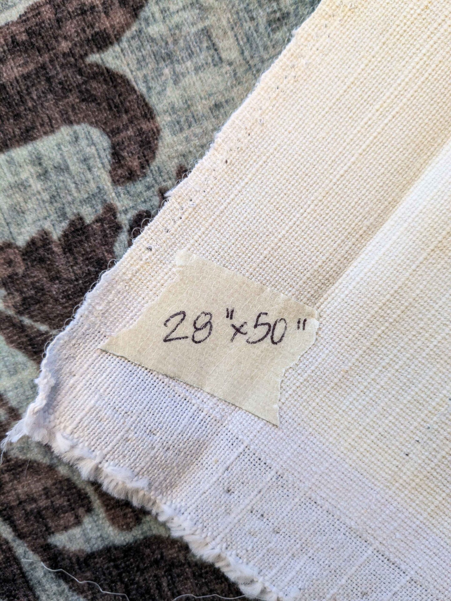 13 EV36 Scalamandre Damask Velvet Blue Brown Renaissance Historical 28"W x 50"L