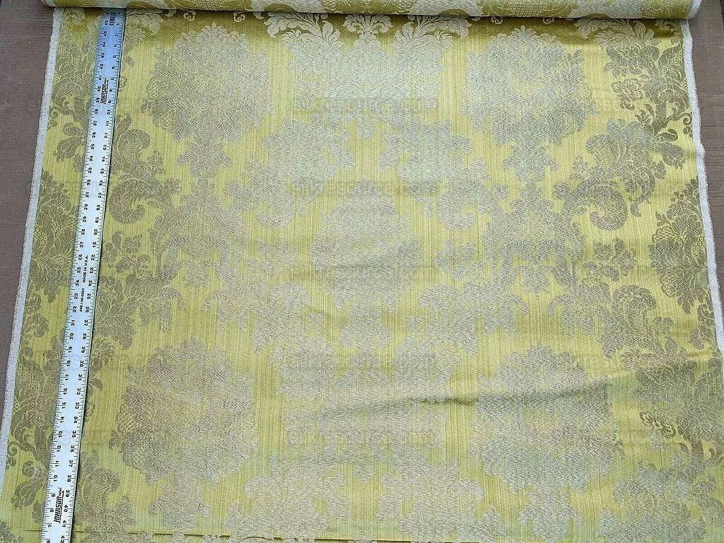 By yard Lee Jofa Silk Breton Renaissance Damask Pure Gold Copper MSRP$339/yd