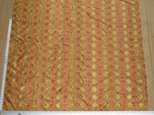 By Yd Robert Allen Treasured Time Pink Green Sand Silk MSRP USD 124/y Special Order