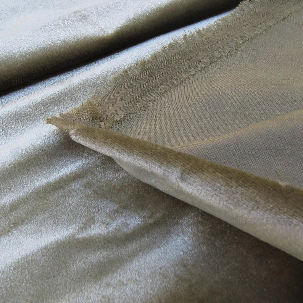 1.3y Lee Jofa Exquisite Silk Velvet Sage Green Muted MSRP USD 396/Y