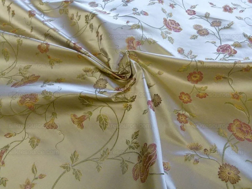 4.75Y KRAVET VILLA CARLOTTA PONGEE 100%SILK CHINOISERIE MSRP177y