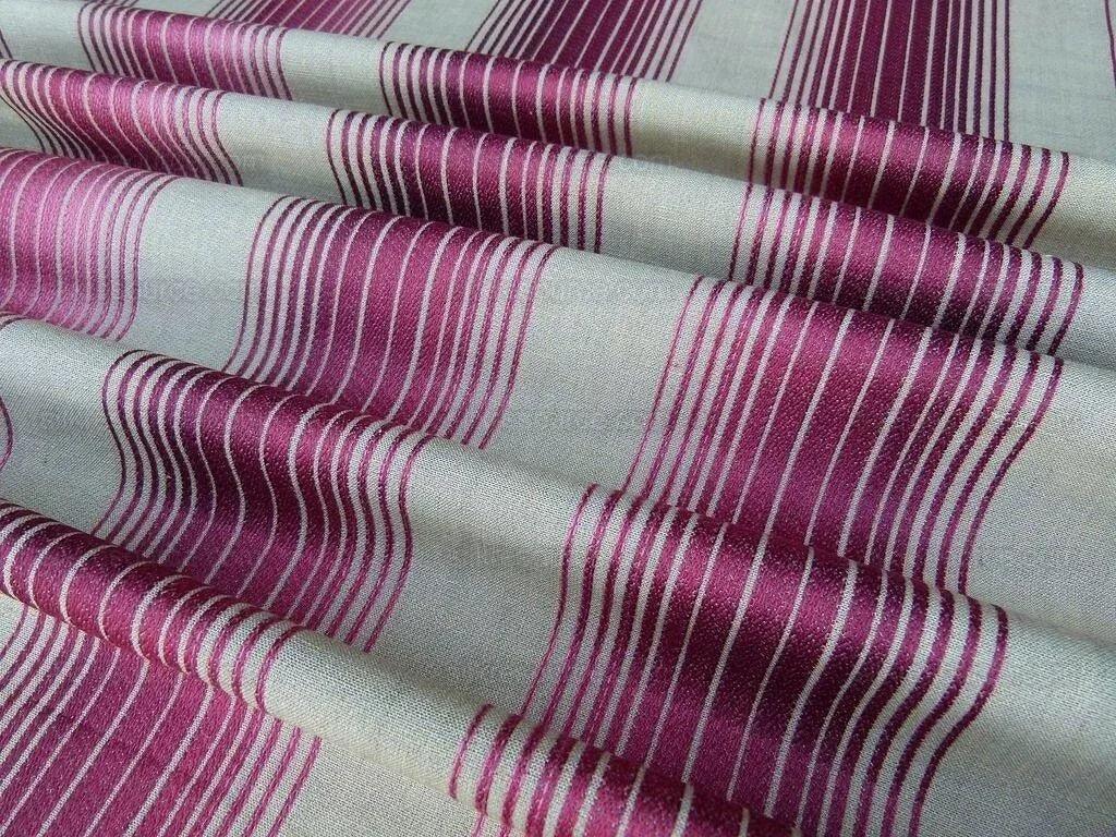 By Yd Lee Jofa Baker Lifestyle Serafina Stripe Blush Pink Rose White MSRP USD 176/y