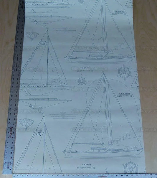 Double Roll RALPH LAUREN WALLPAPER CHESAPEAKE CL VINTAGE BLUE