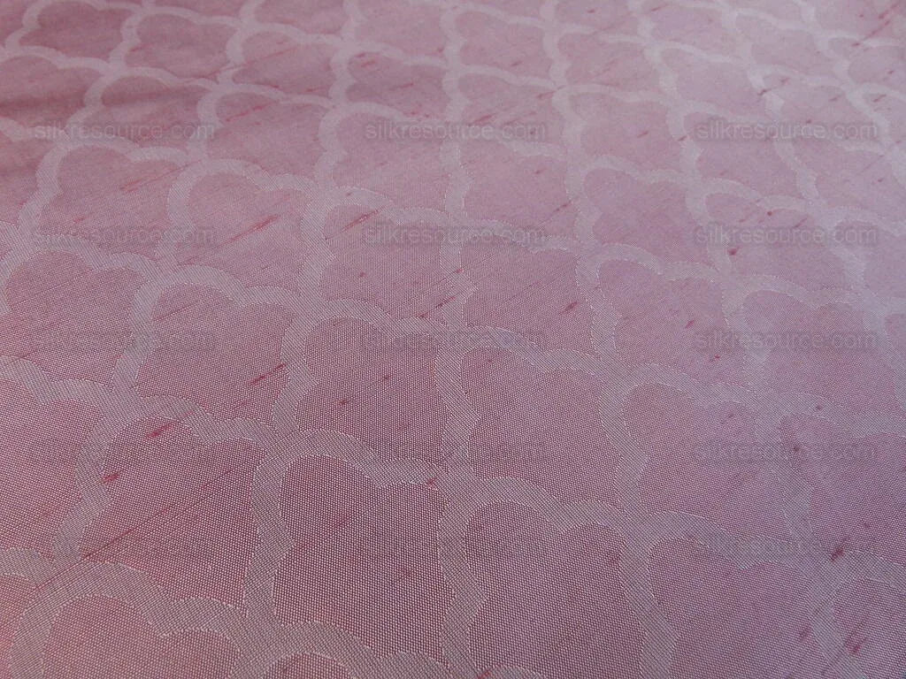 Scalamandre Bangalore Salmon 100% Silk Fish Scale Ocean Wave MSRP USD 148/Y