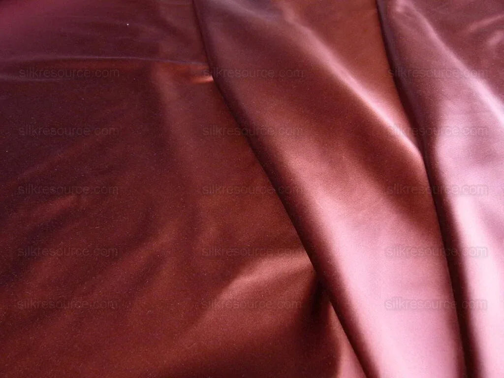 By Yard Scalamandre Silk Sarin Flame Bright Hot Red Liquid Lux