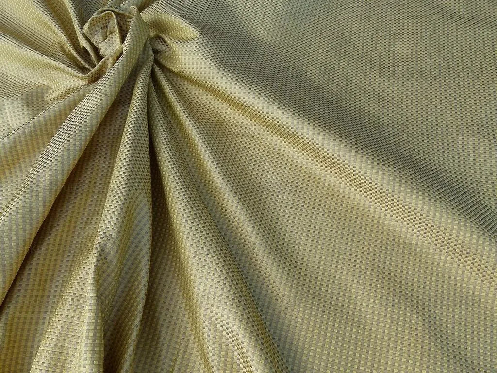 by yard Scalamandre Godwin Gold Gold Yellow Mini Check Silk MSRP USD 258/y