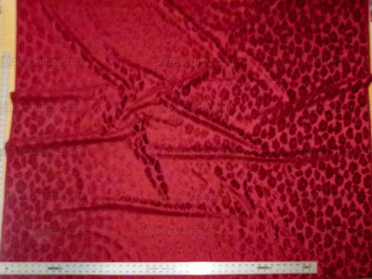 Chita Ruby Red From Scalamandre Silky & Heavy Velvet MSRP USD 312/Y